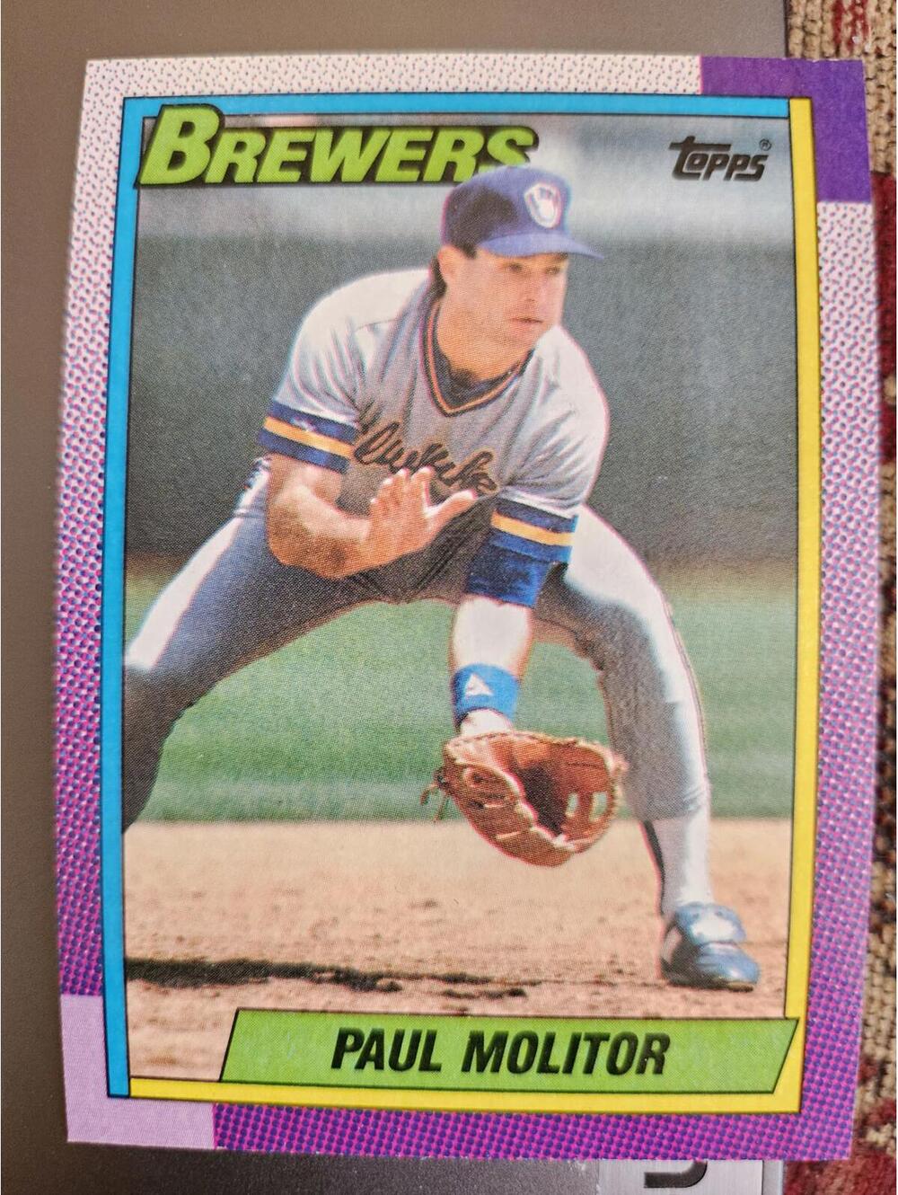 1990 Topps - Paul Molitor - Brewers - #360 - HOF